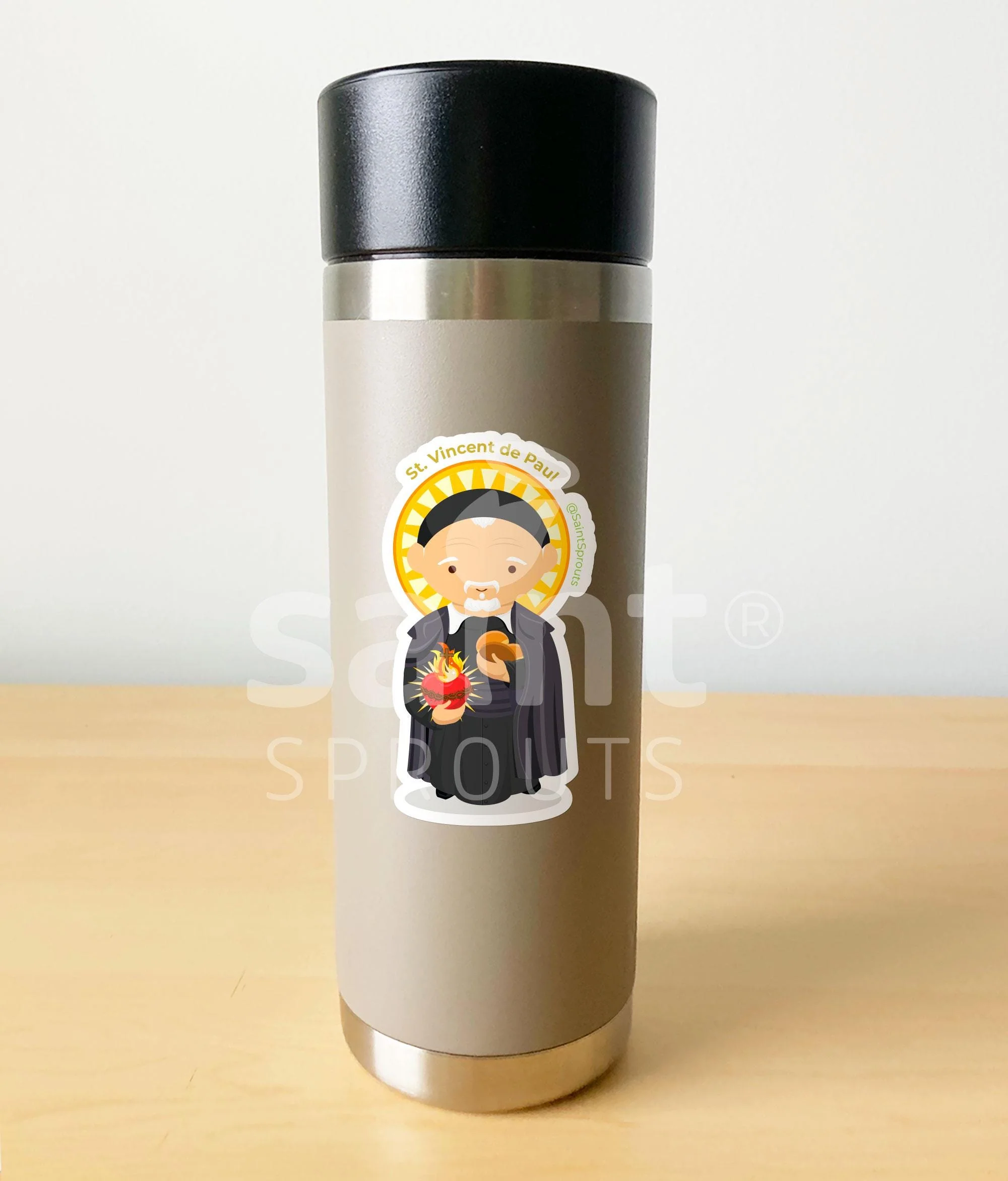 St. Vincent de Paul Sticker - Image 3