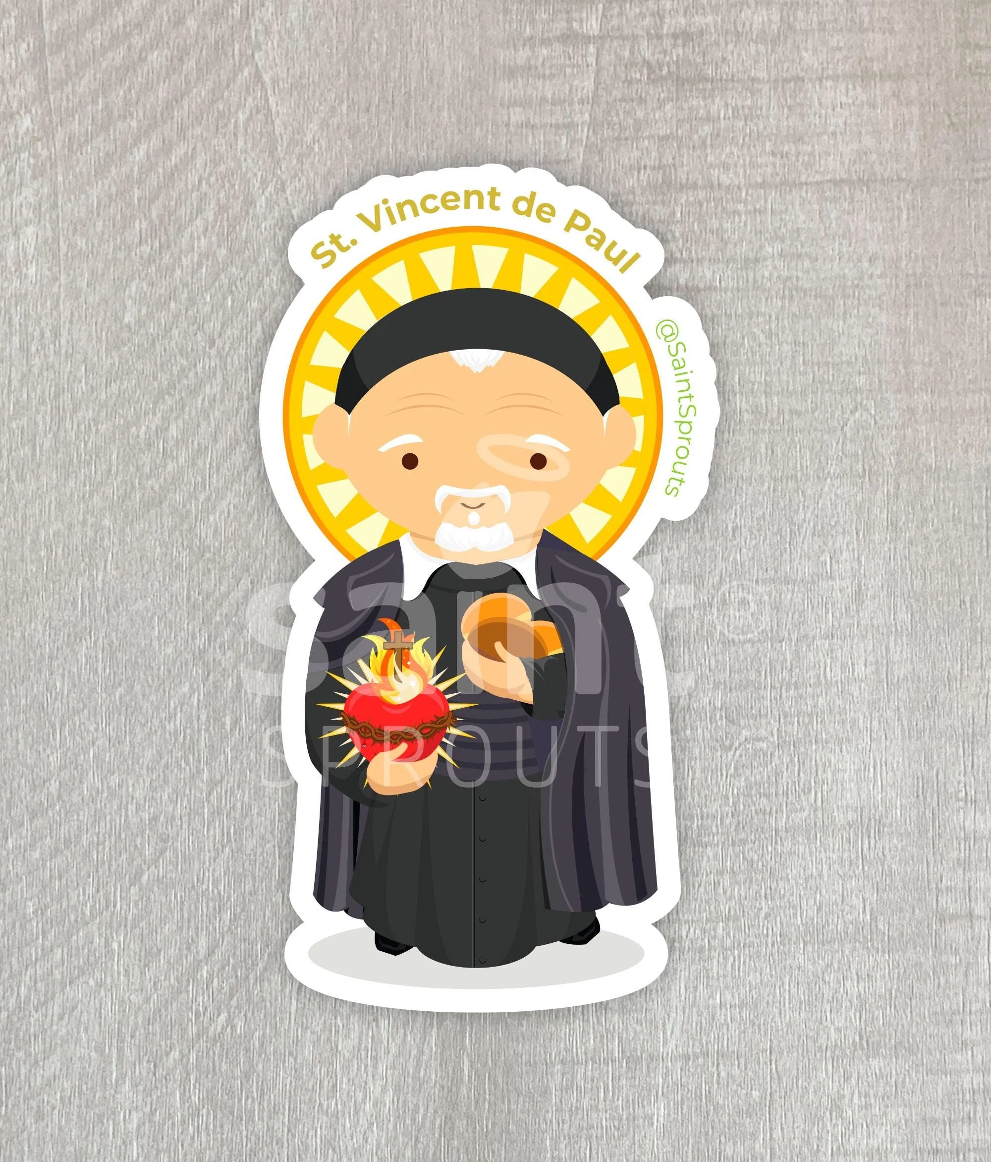 St. Vincent de Paul Sticker - Image 4