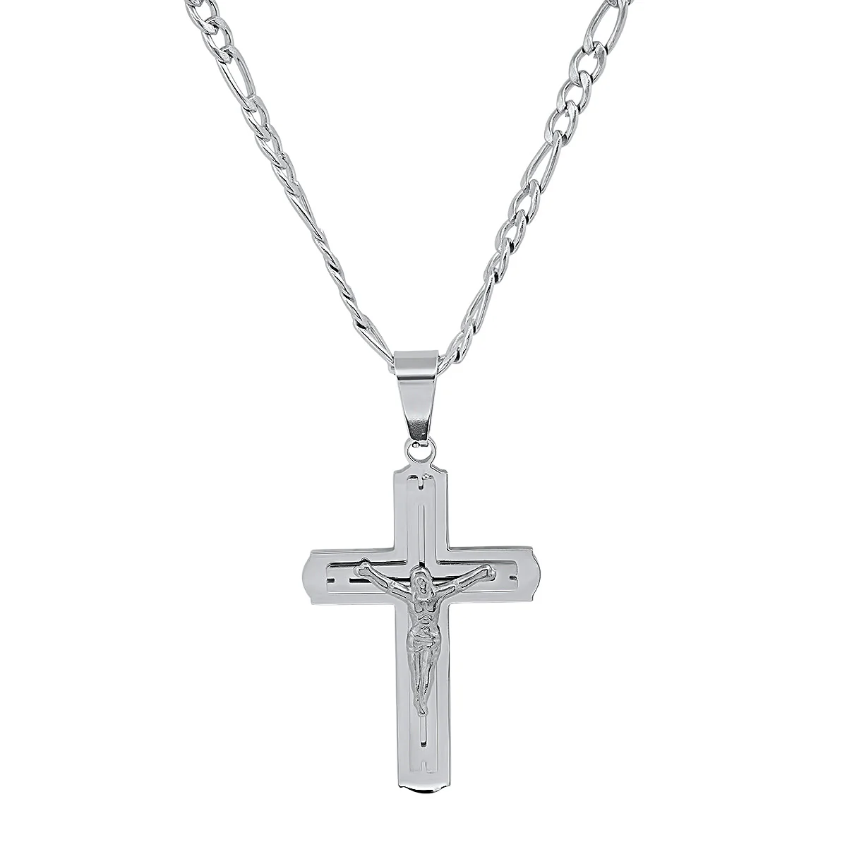 Stainless Steel Crucifix Pendant