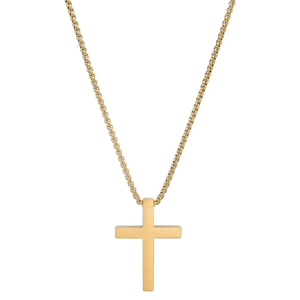 Stainless Steel Square Cross Pendant - Image 4