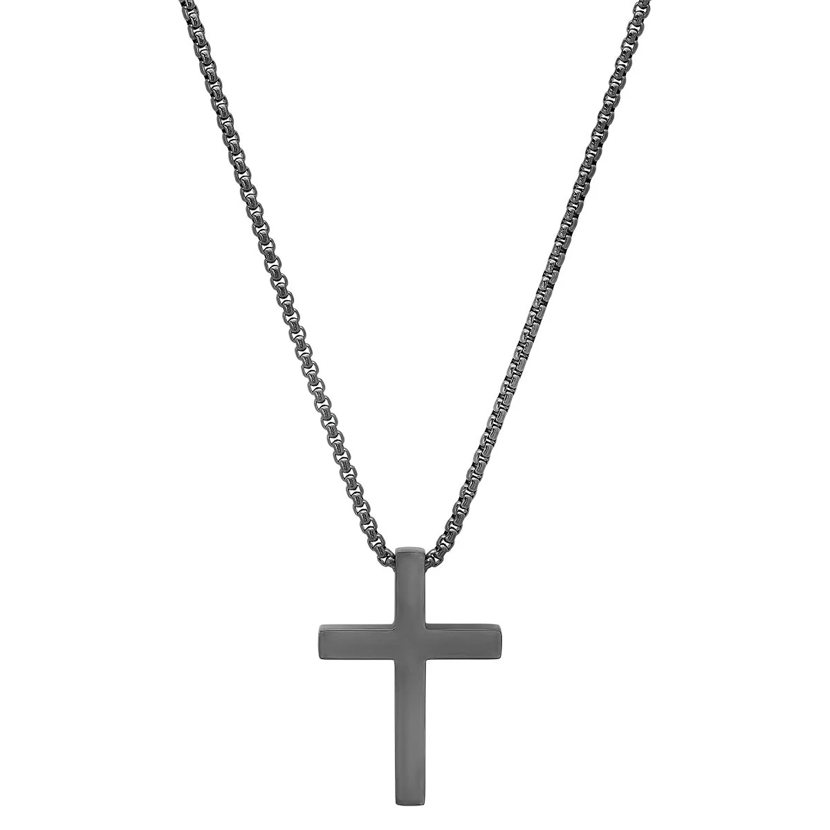 Stainless Steel Square Cross Pendant - Image 7
