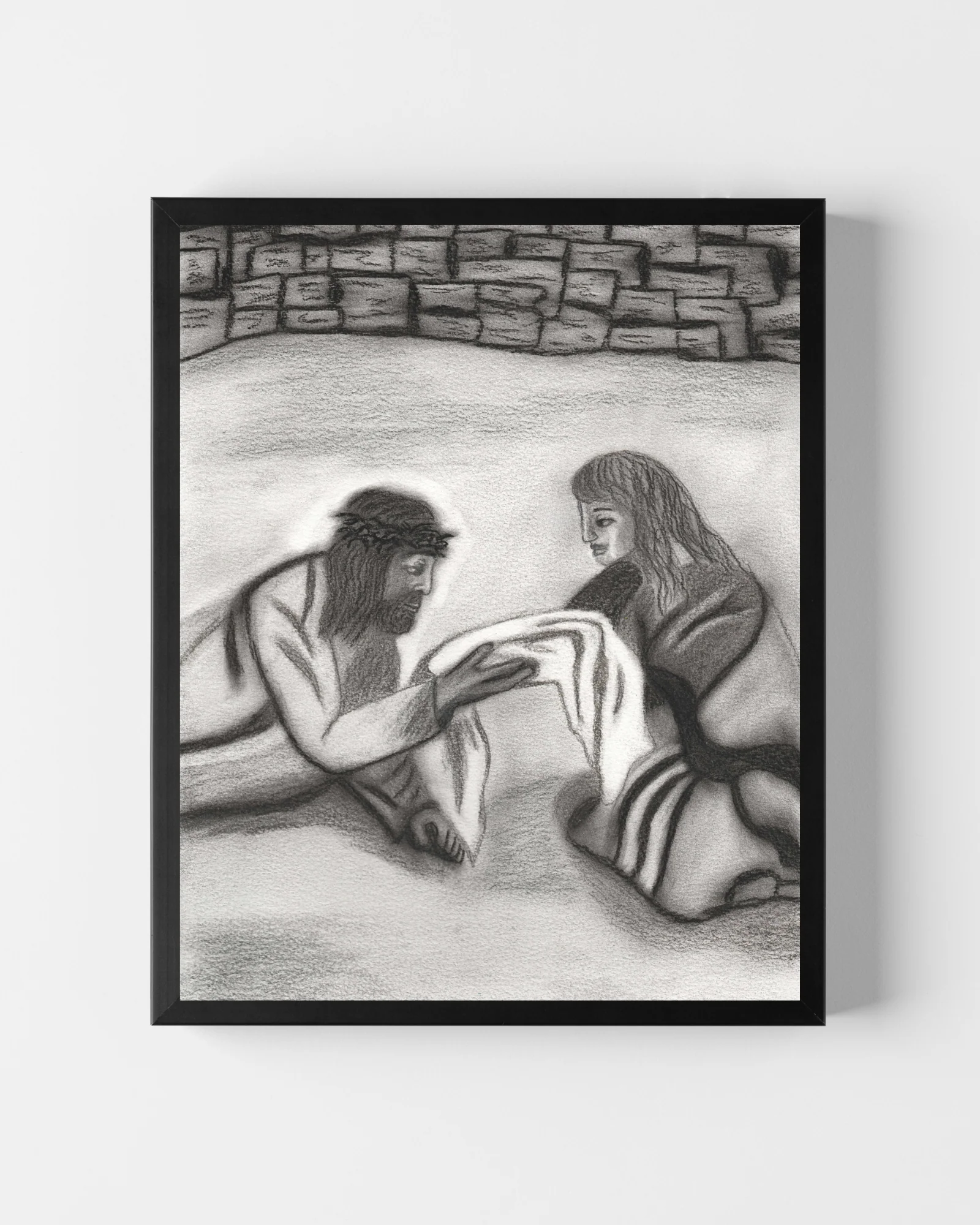 Stations of the Cross Veronica Wipes the Face of Jesus - Image 2