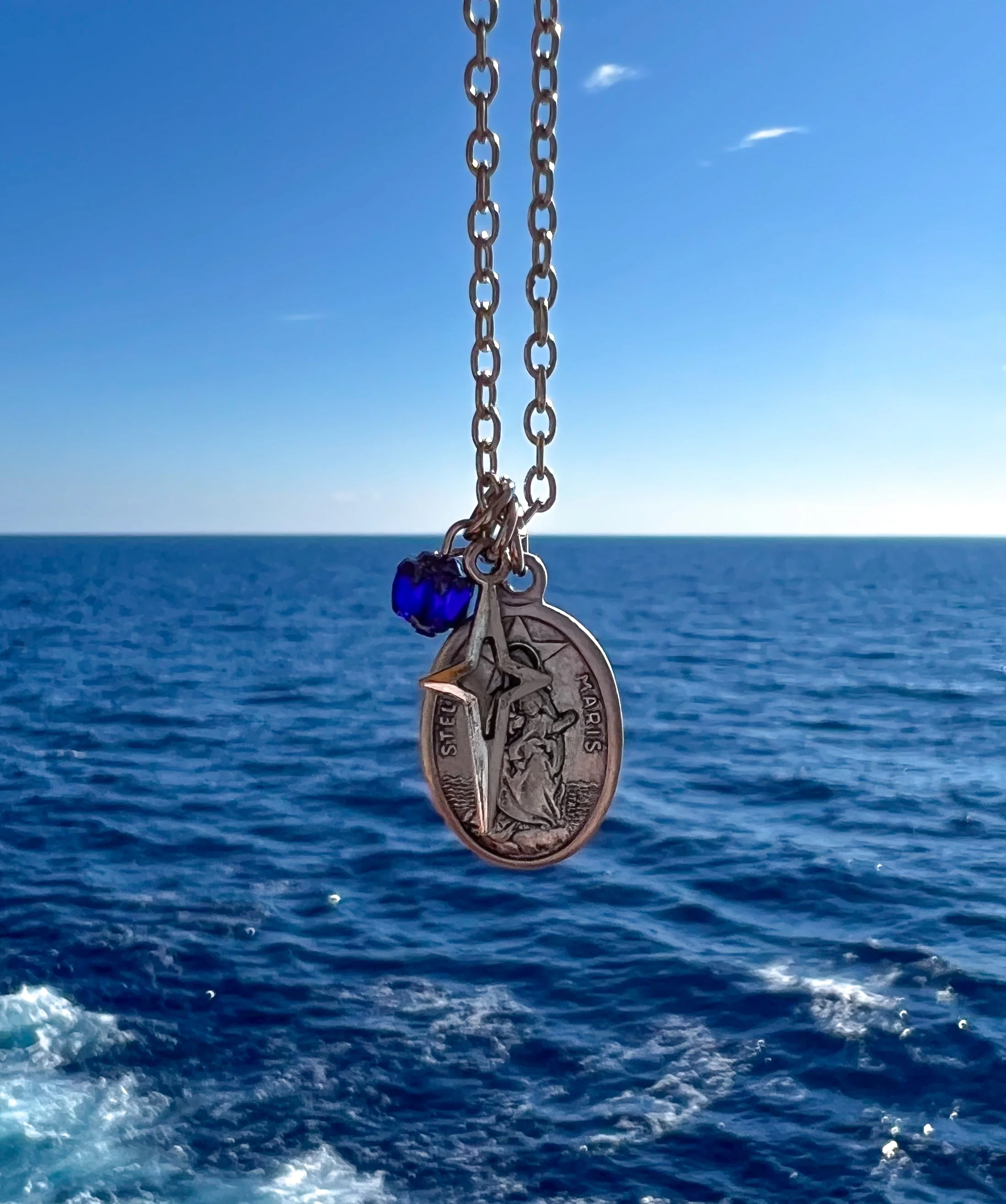 Stella Maris, Our Lady Star of the Sea Necklace - Image 2