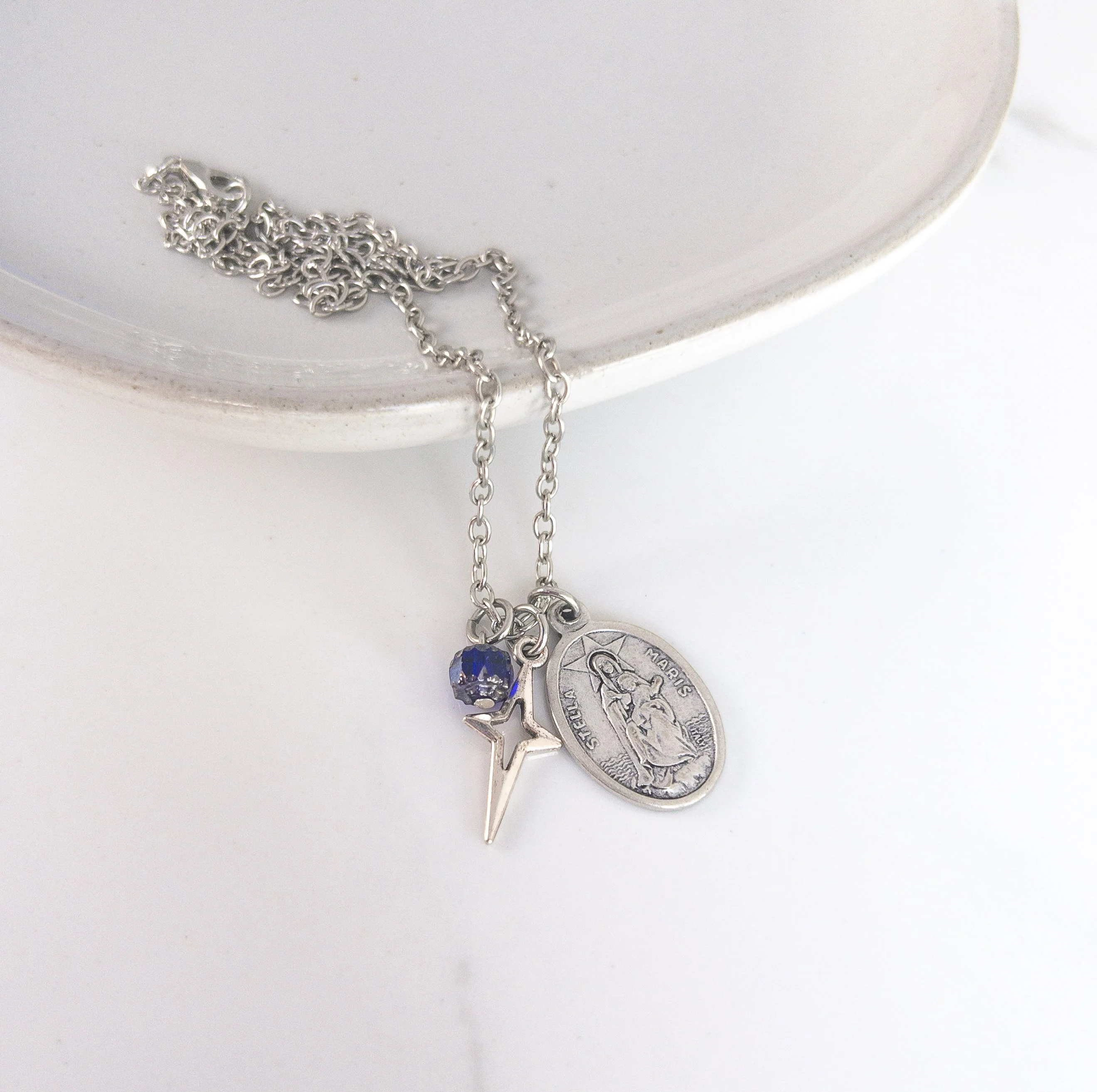 Stella Maris, Our Lady Star of the Sea Necklace - Image 3