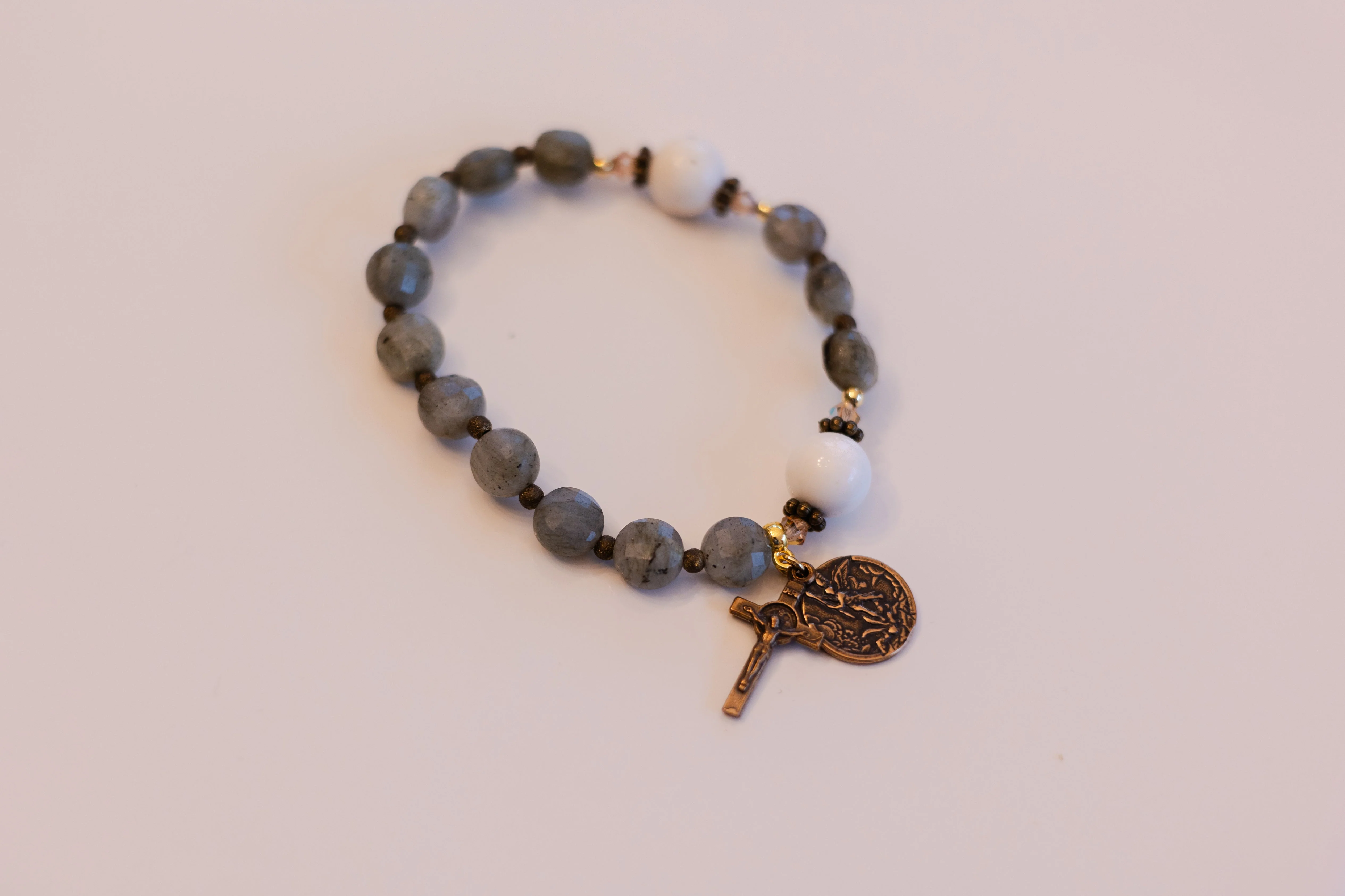 Stretch Decade Bracelet - St. Michael