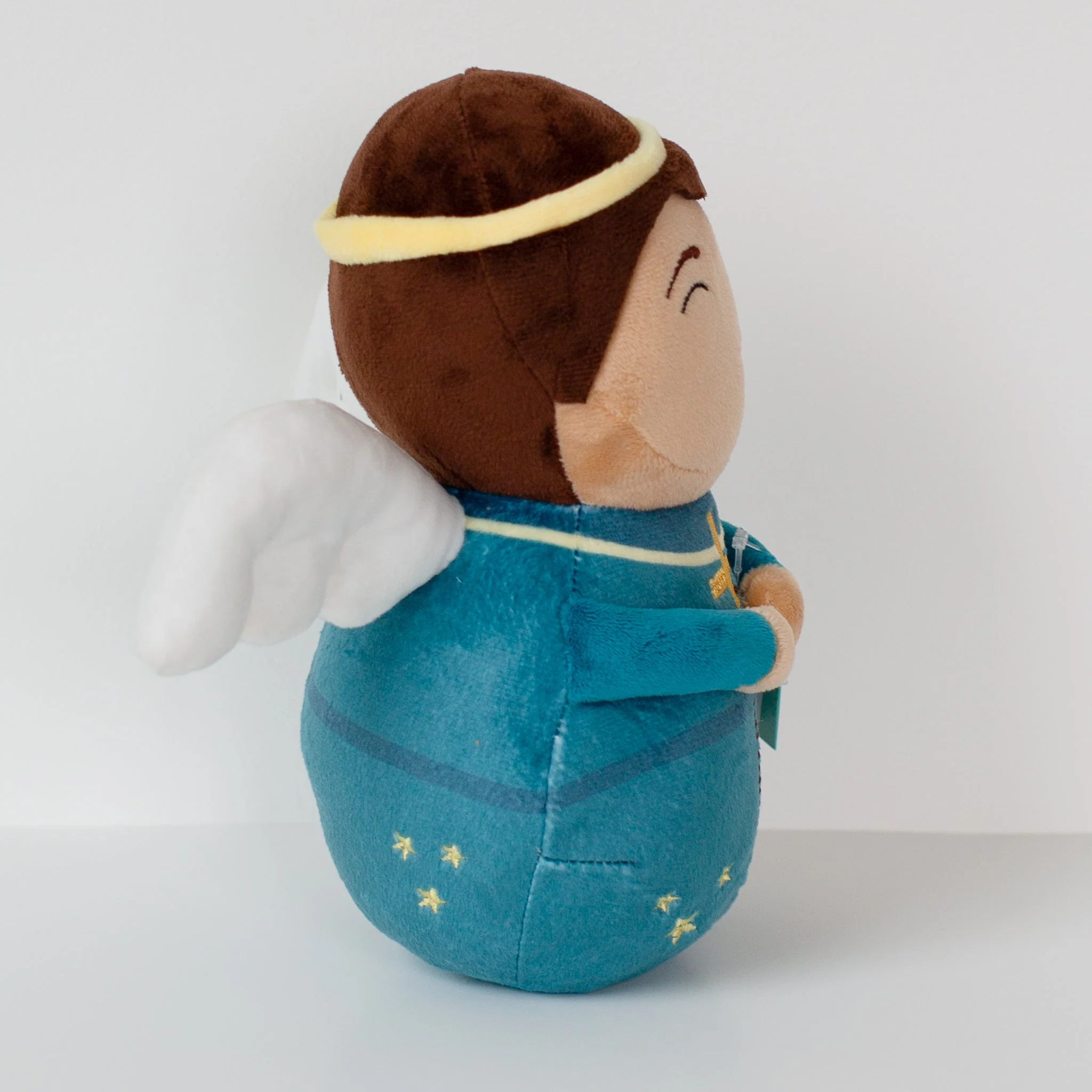 Teal Blue Guardian Angel Plush Doll - Image 2