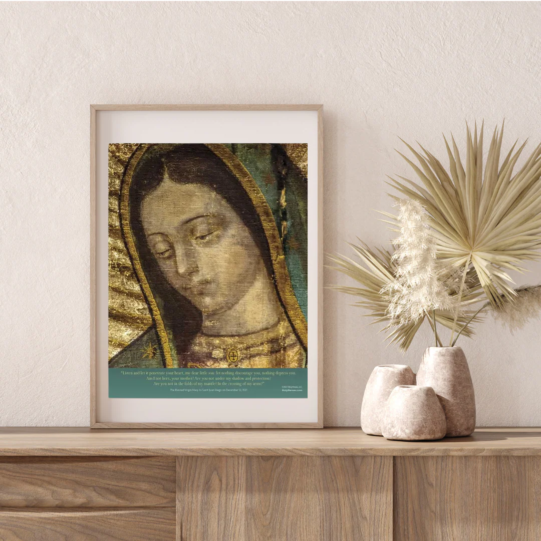 The Face of Our Lady of Guadalupe Print - Image 3