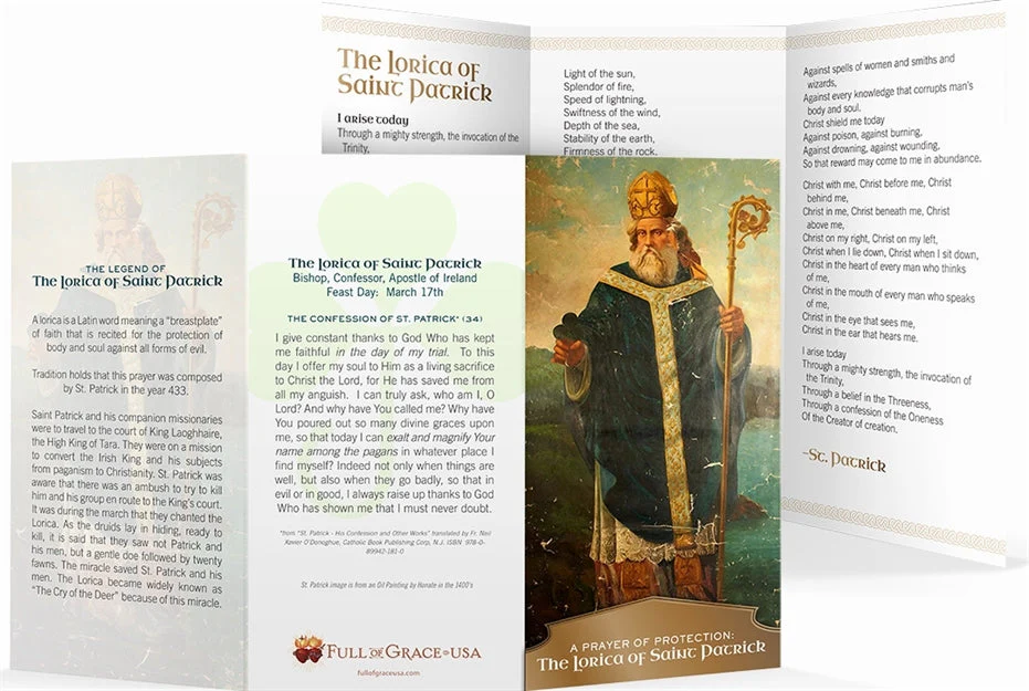 The Lorica of St. Patrick - a Prayer of Protection