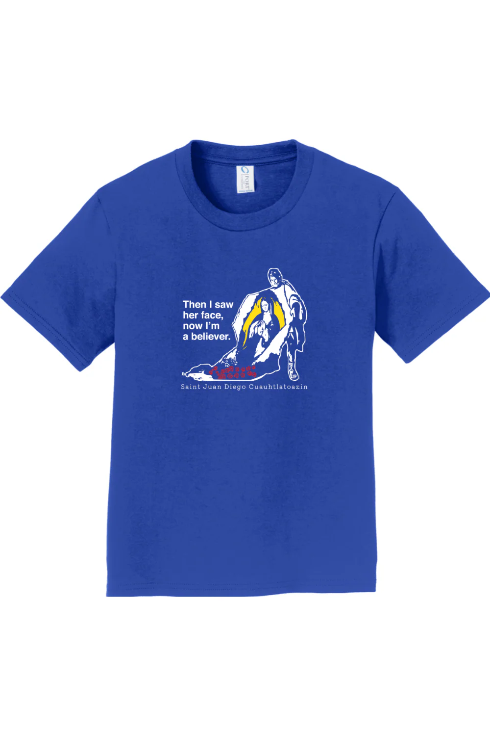 Then I Saw Her Face - St. Juan Diego Youth T-Shirt - Image 3