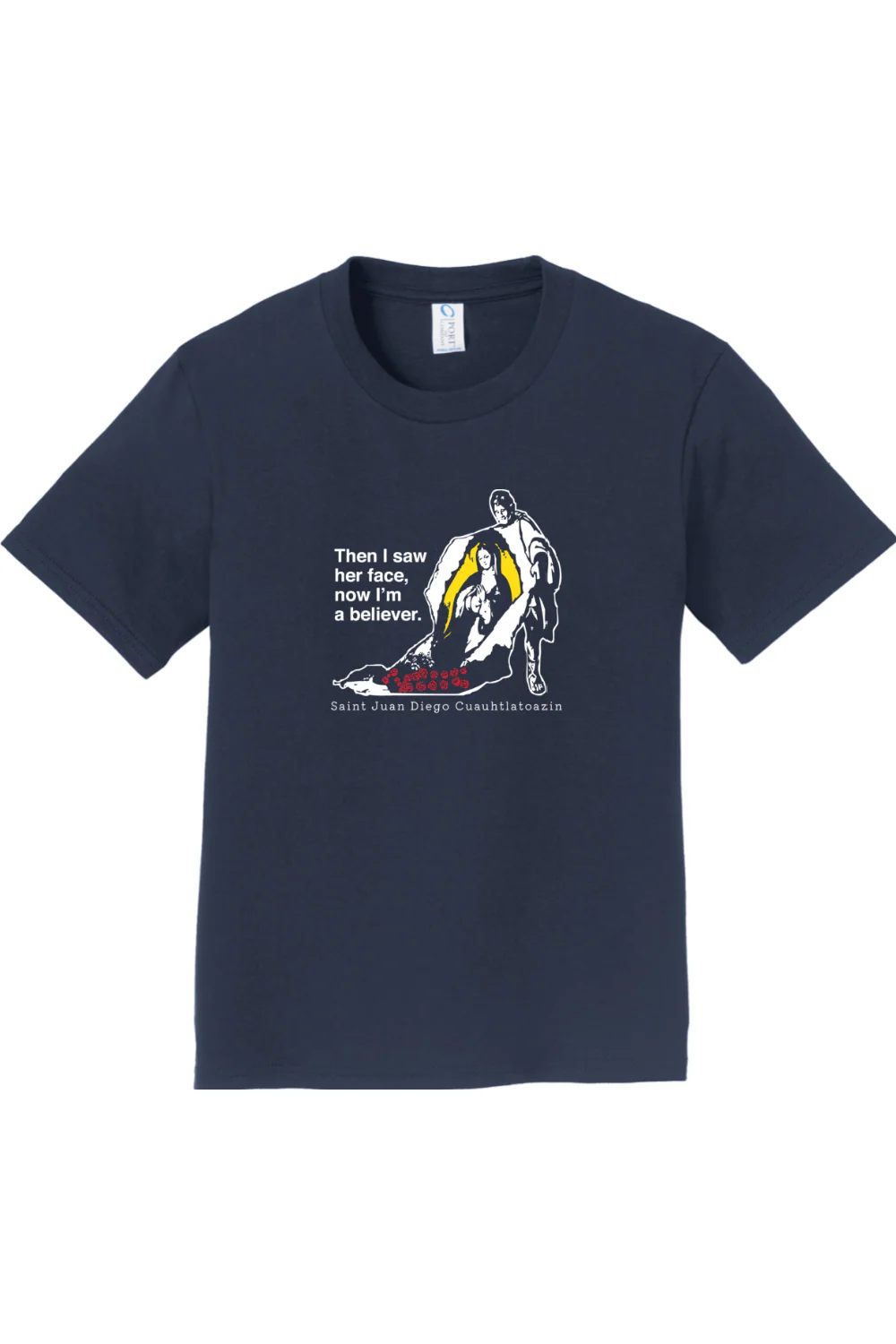 Then I Saw Her Face - St. Juan Diego Youth T-Shirt - Image 5