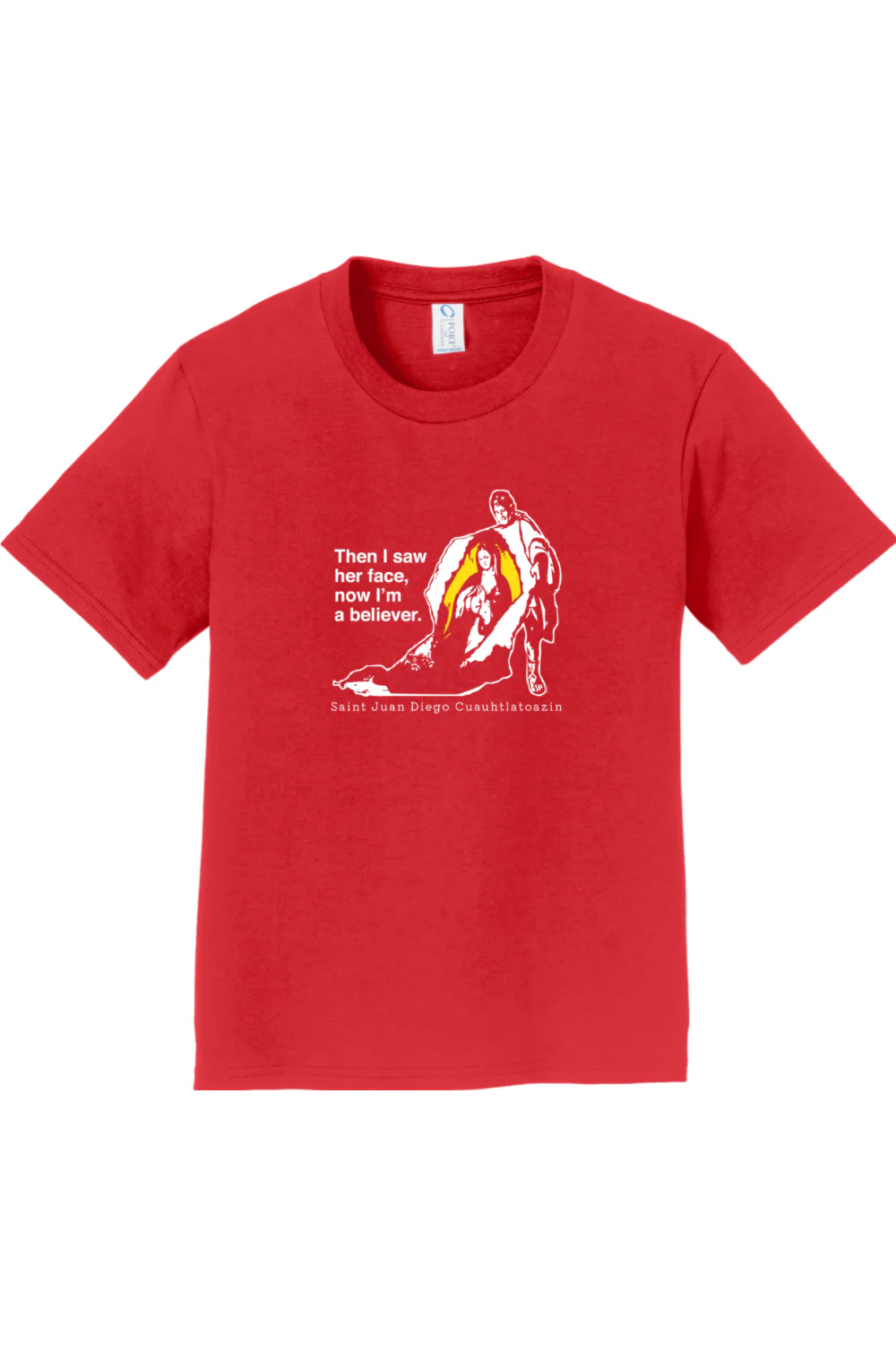 Then I Saw Her Face - St. Juan Diego Youth T-Shirt - Image 6