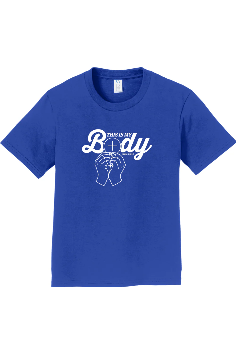 This is My Body Consecration - Luke 2219  - Youth T-Shirt - Image 3