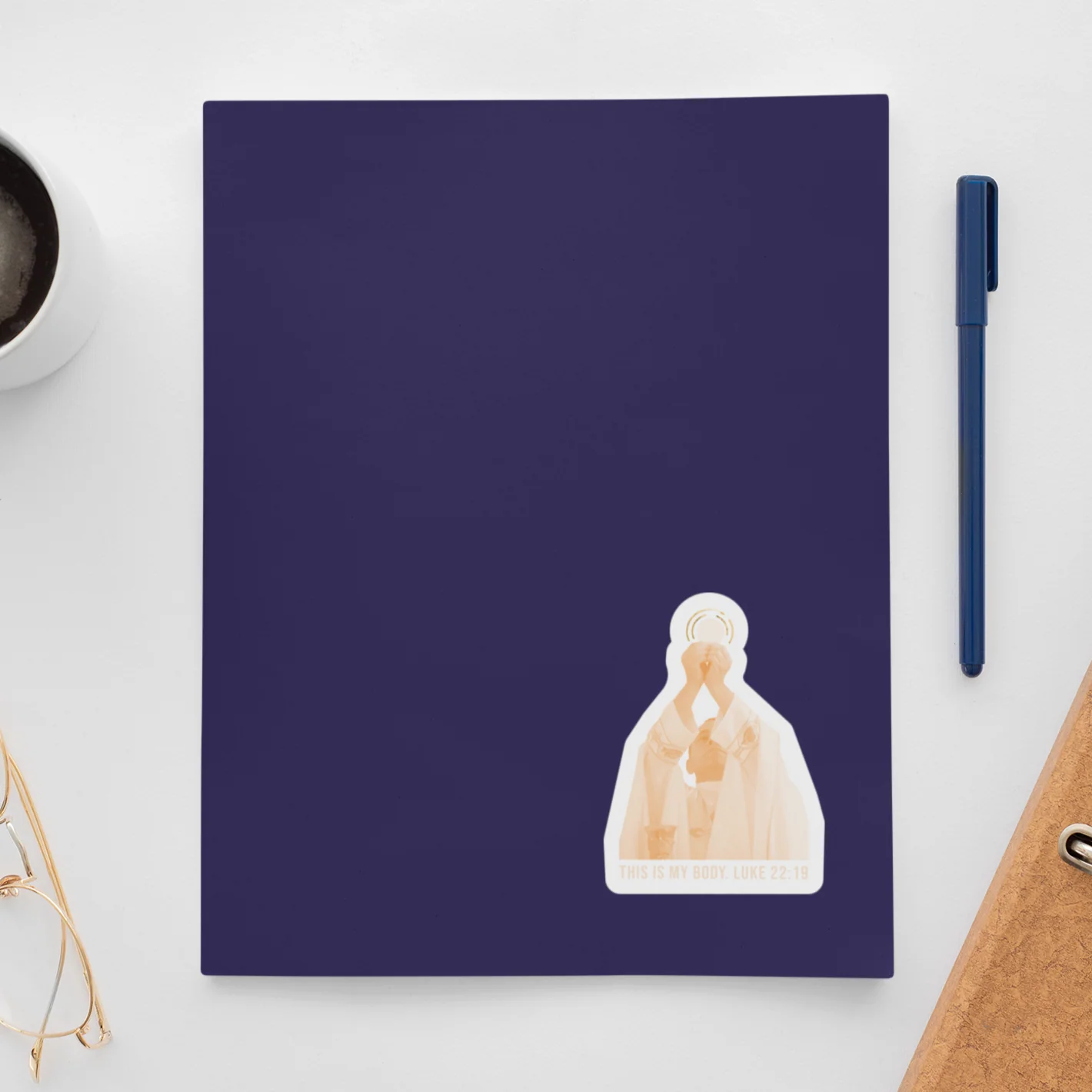 This is My Body, Priest - Luke 22:19 Sticker 10-pack - Image 2