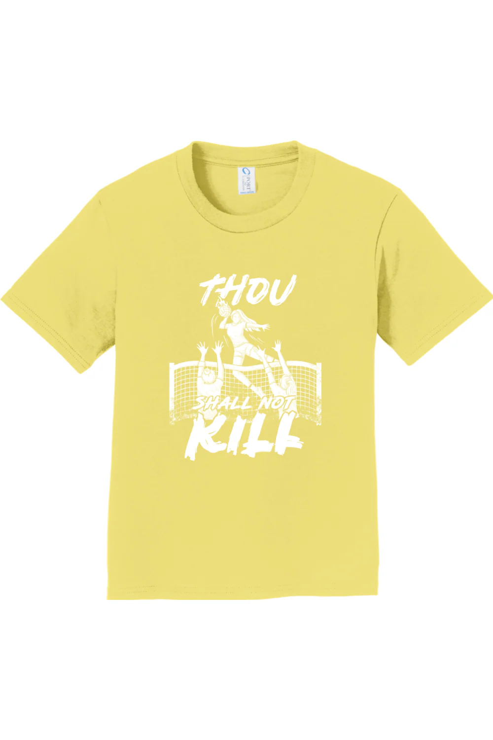 Thou Shall Not Kill - Catholic Volleyball - Youth T-Shirt - Image 7