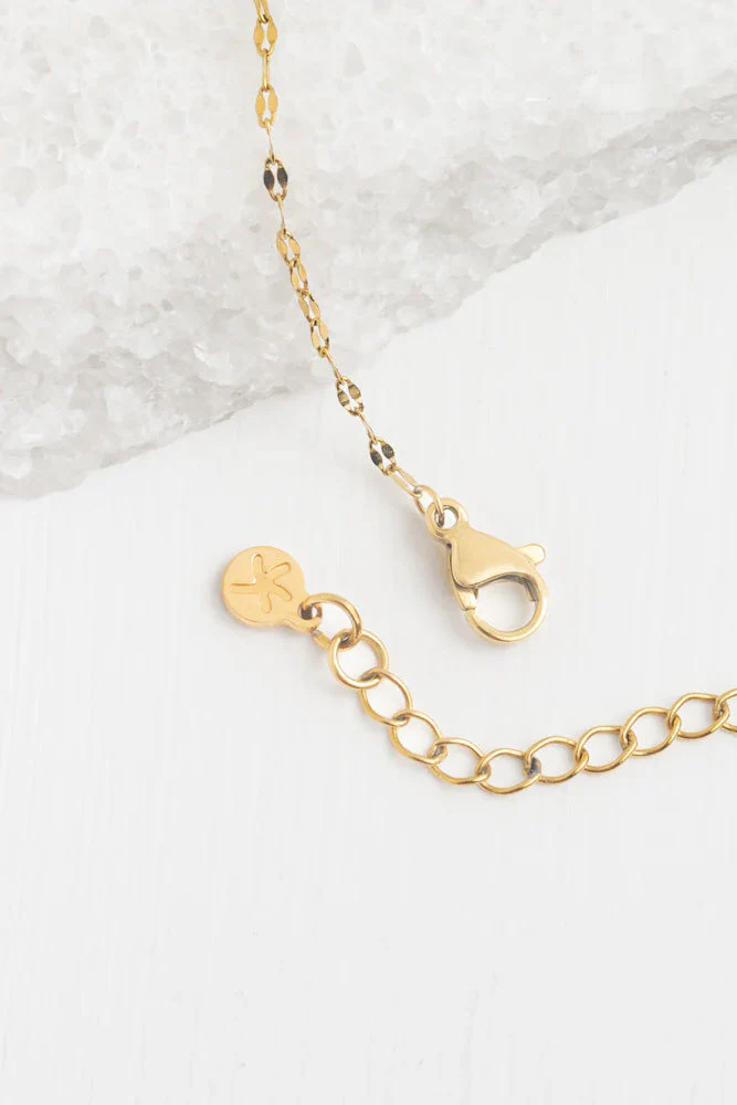 Tiny Yellow Flower Necklace - Image 5