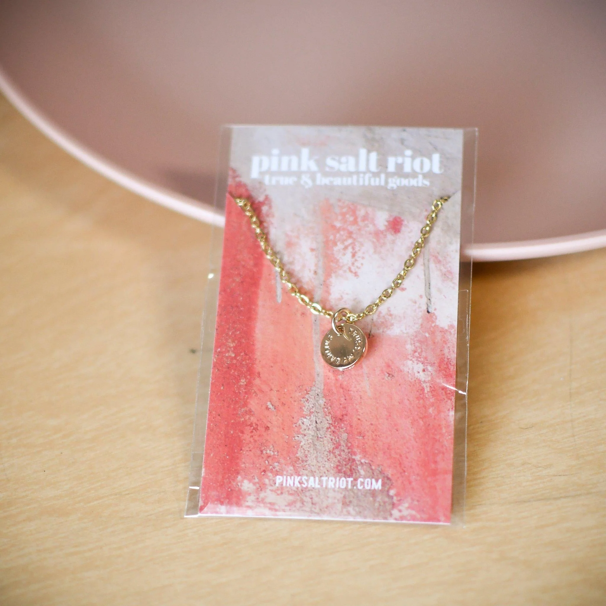Trust My Darling Gold Necklace - Image 3
