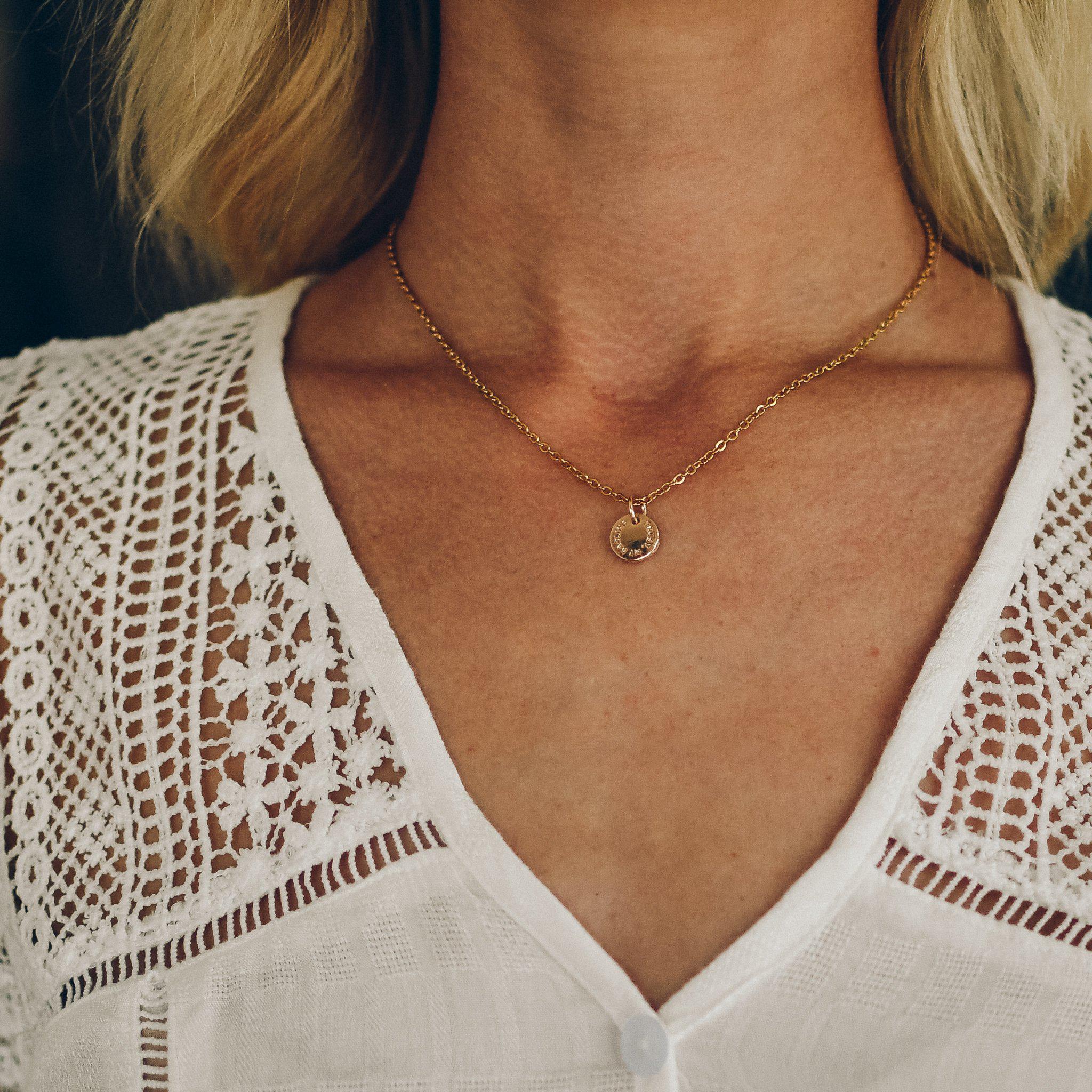 Trust My Darling Gold Necklace - Image 7