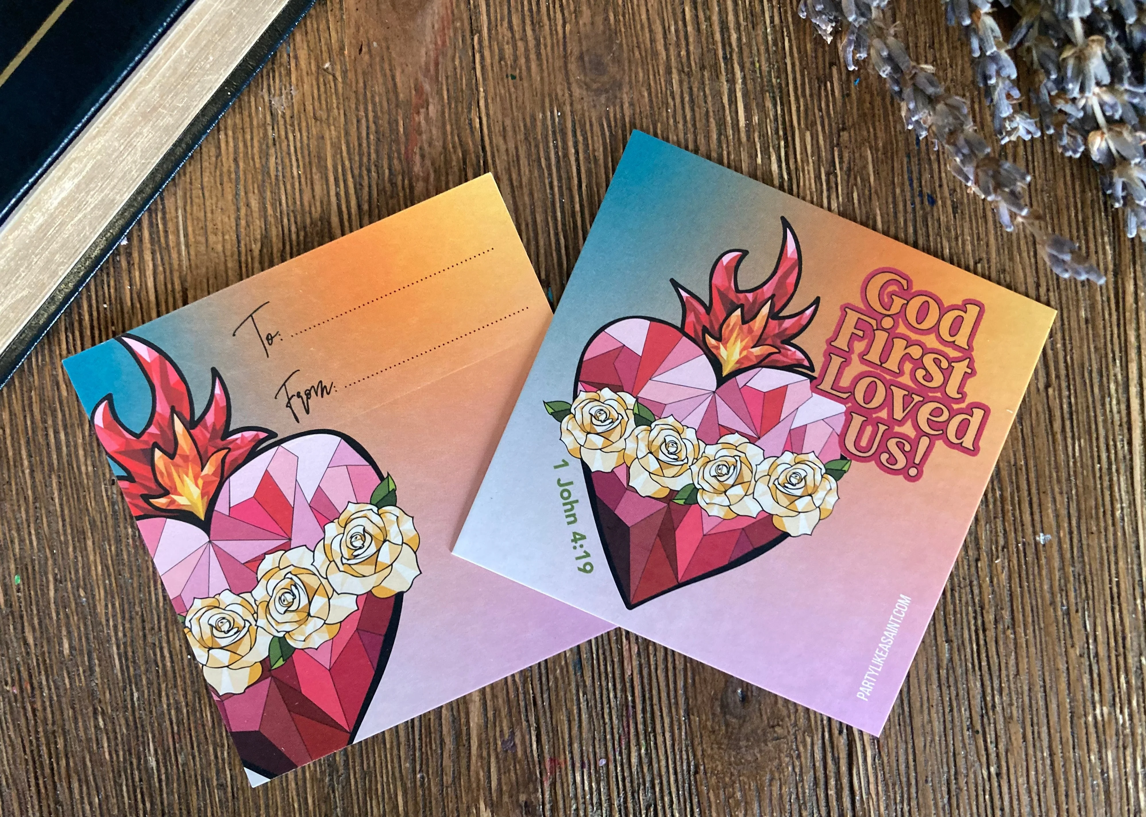 Valentine’s Day Card Pack – Perfect for Sharing God’s Love! - Image 3