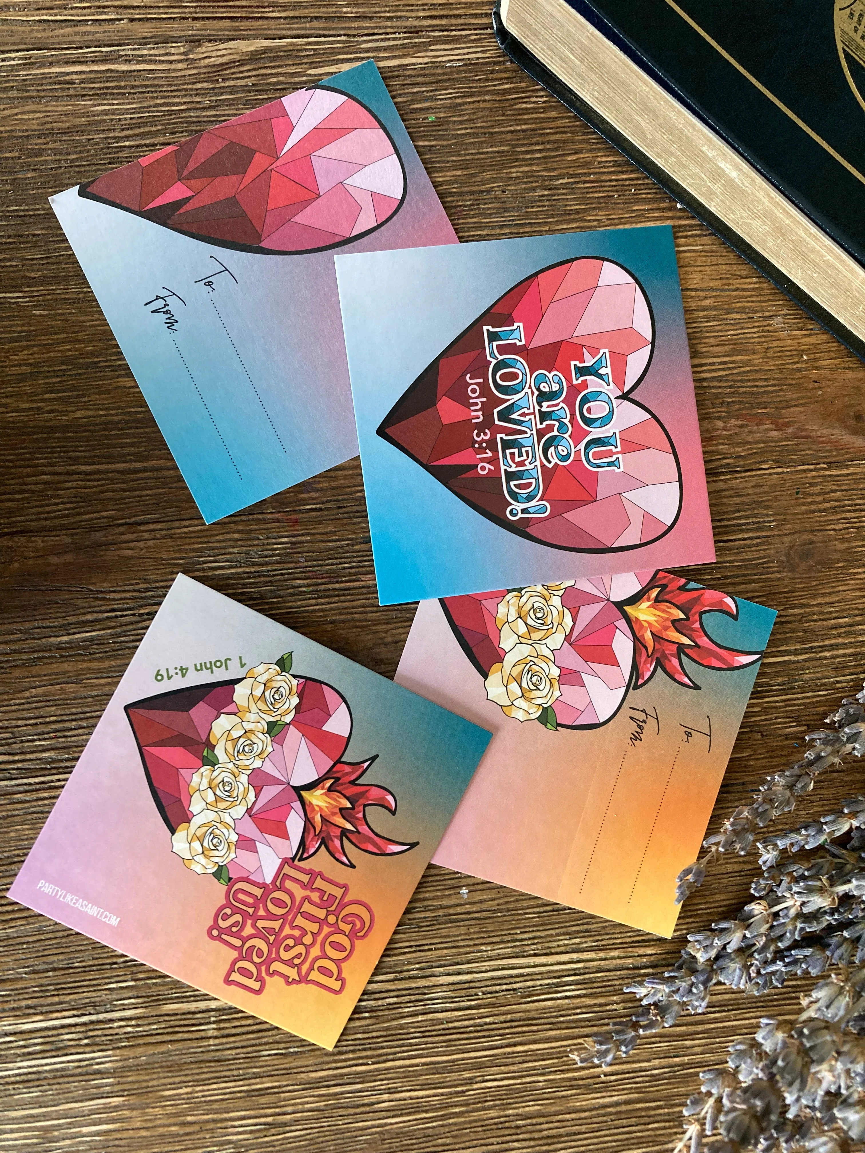 Valentine’s Day Card Pack – Perfect for Sharing God’s Love! - Image 7