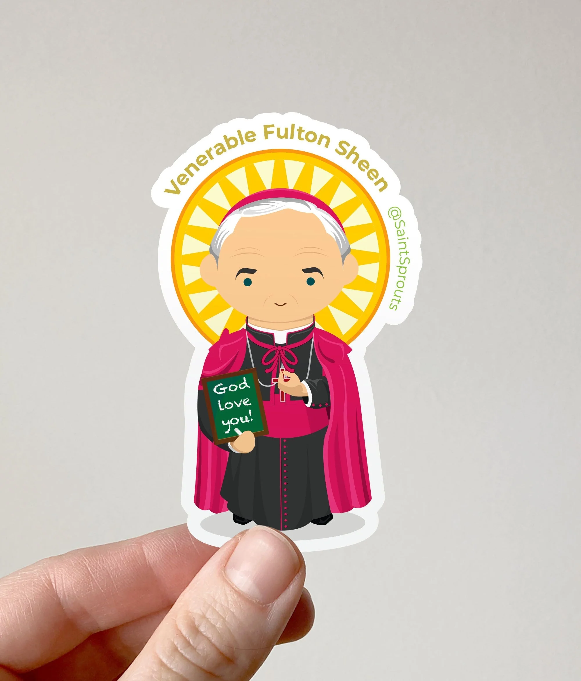 Vn. Fulton Sheen Magnet - Image 2