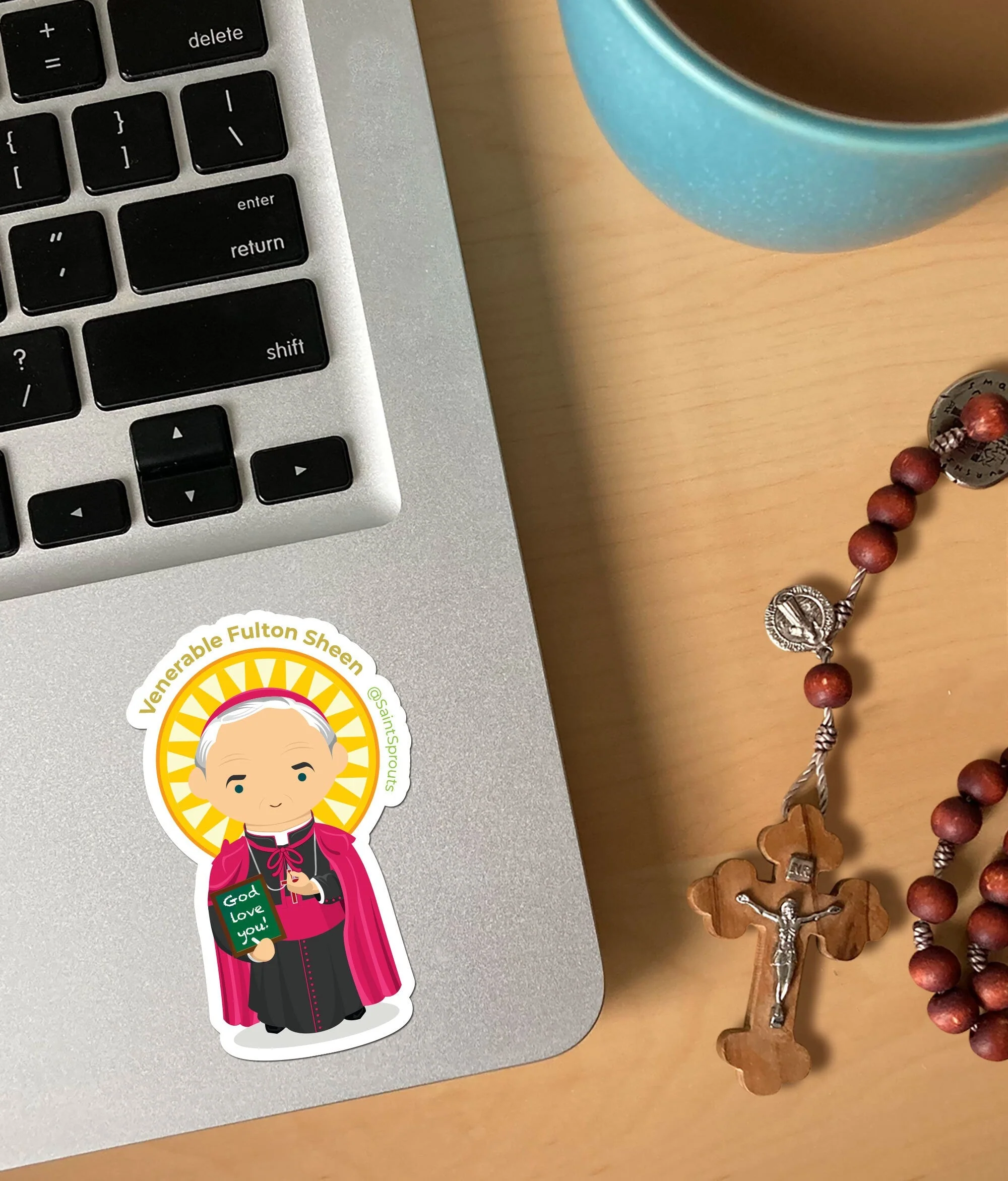Vn. Fulton Sheen Sticker - Image 2