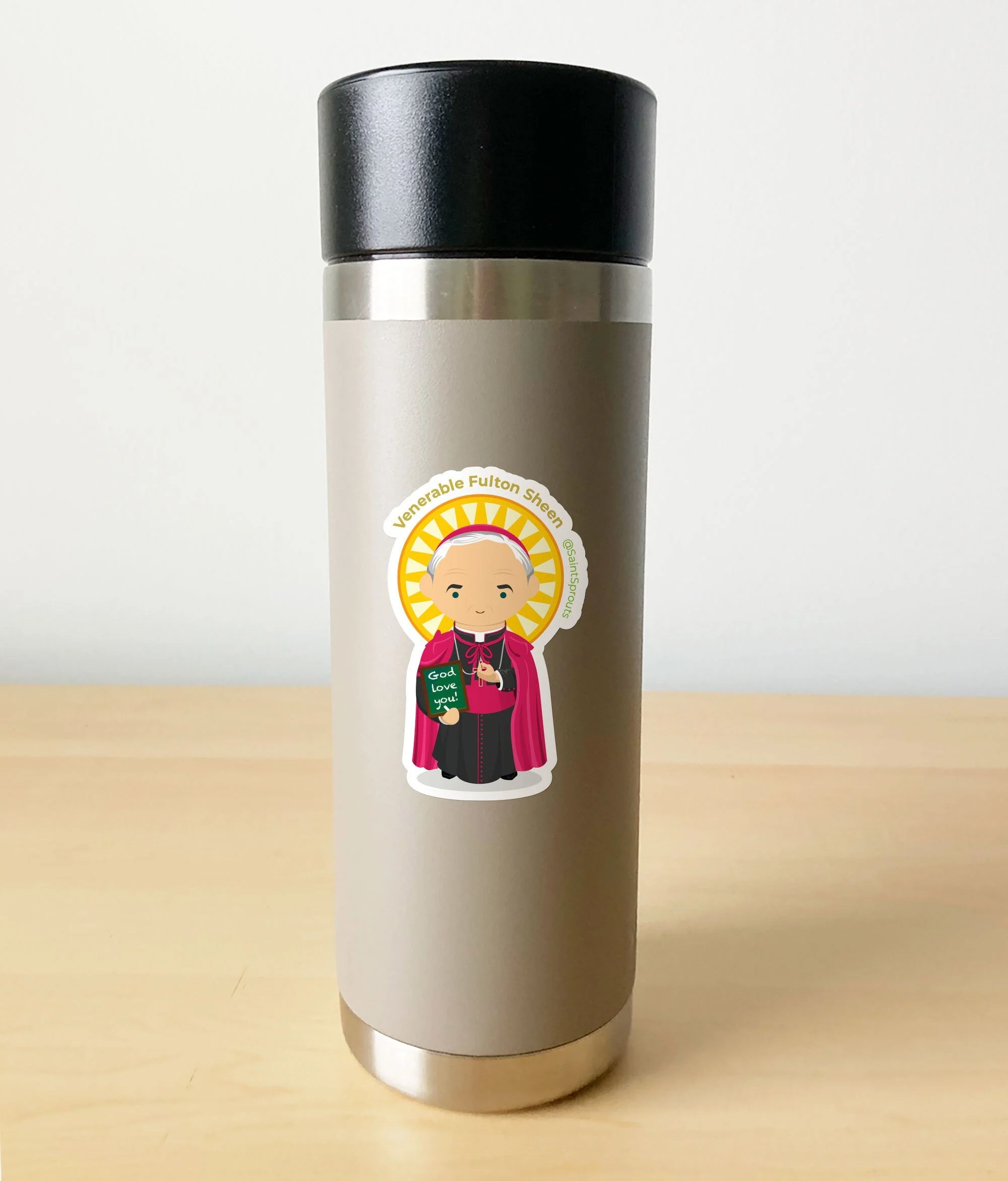 Vn. Fulton Sheen Sticker - Image 3