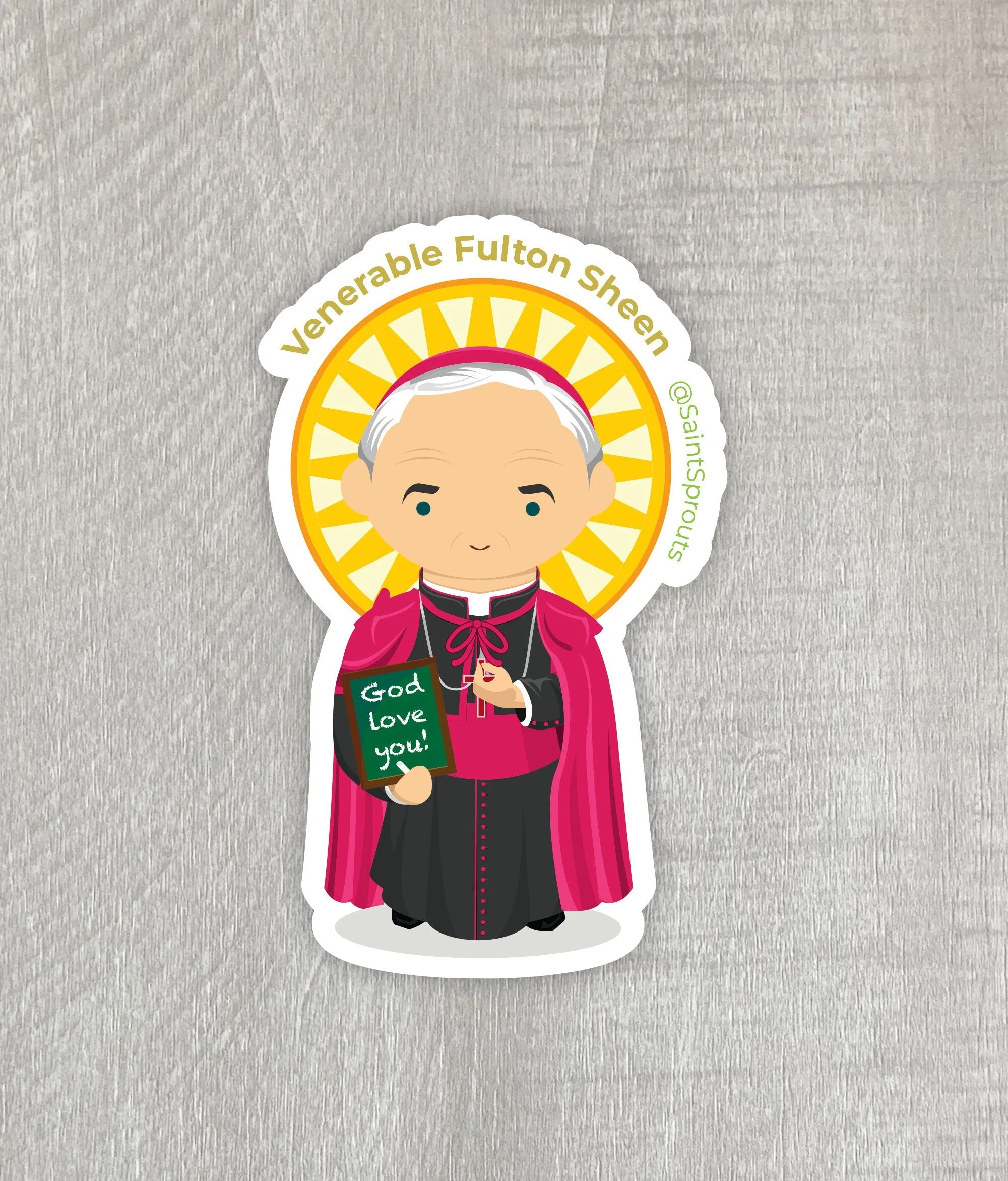 Vn. Fulton Sheen Sticker - Image 4