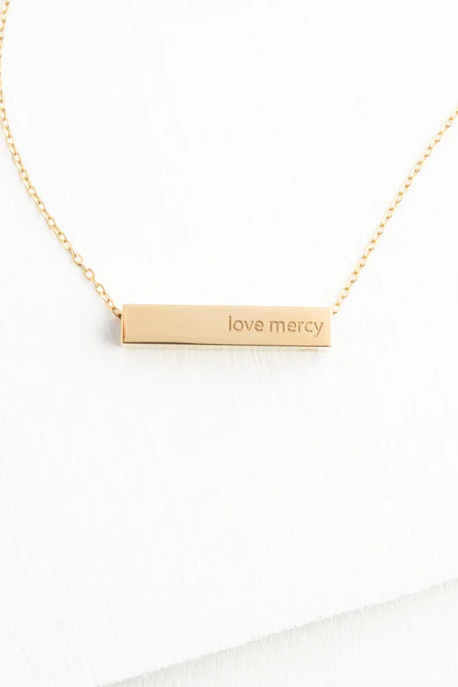 Walk Humbly Bar Necklace - Starfish Project - Image 4