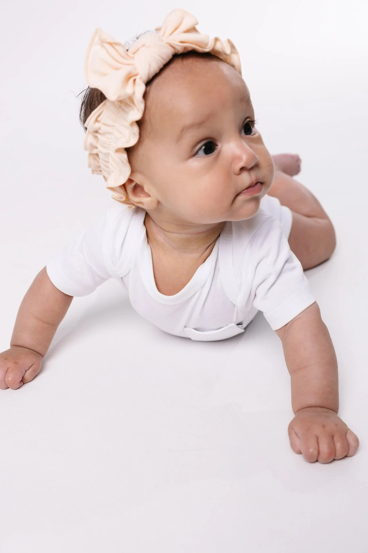 White Prayer Pocket Short Sleeve Bodysuit Cotton - Image 6
