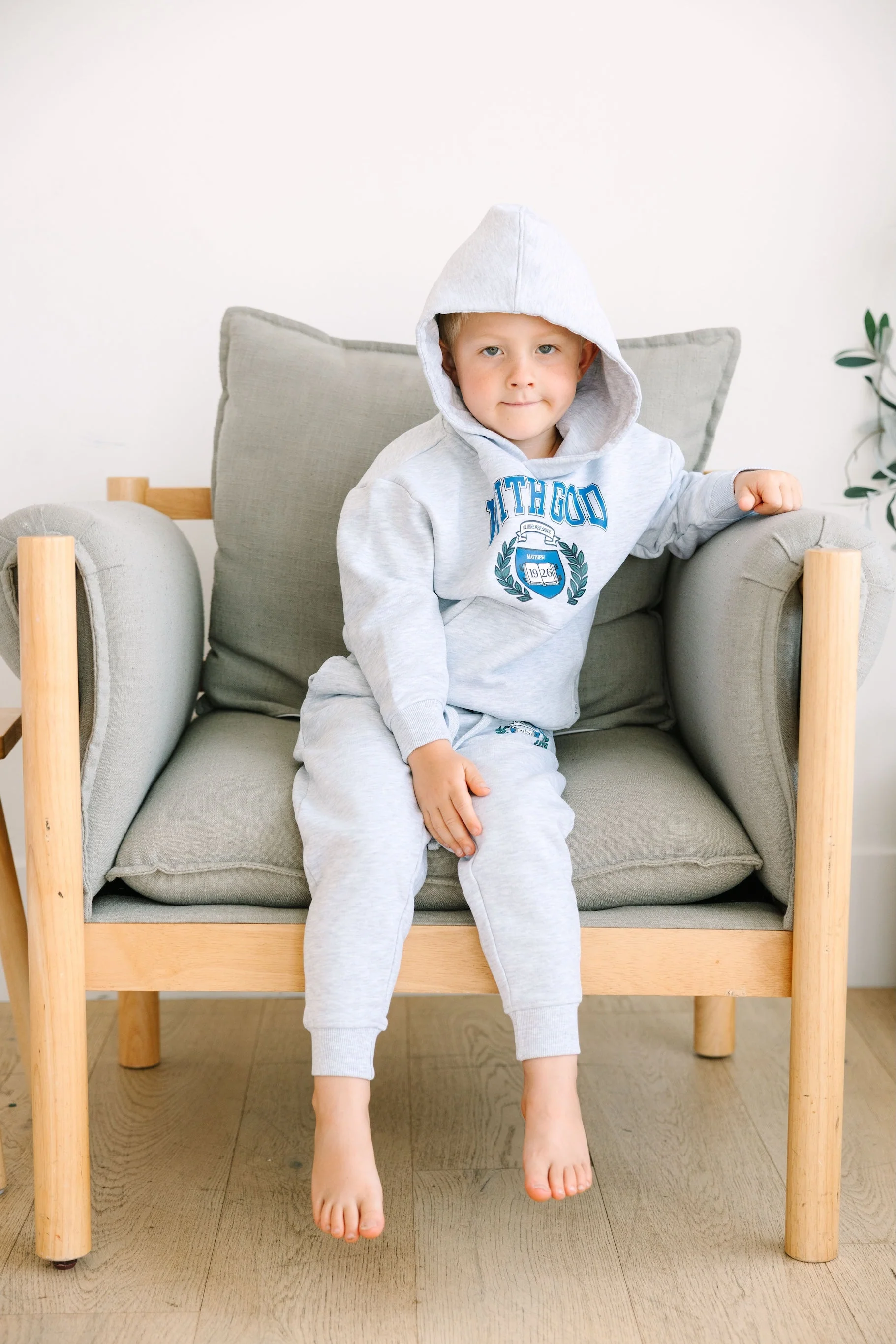 With God Cotton Fleece Jogger - Image 4