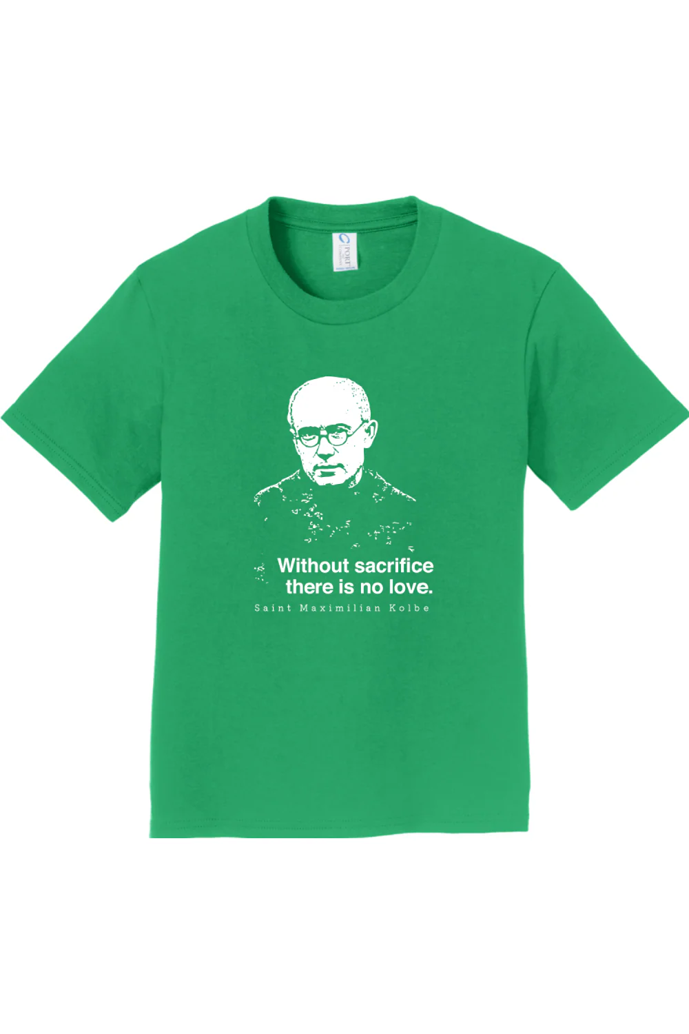 Without Sacrifice - St. Maximilian Kolbe - Youth T-Shirt - Image 6