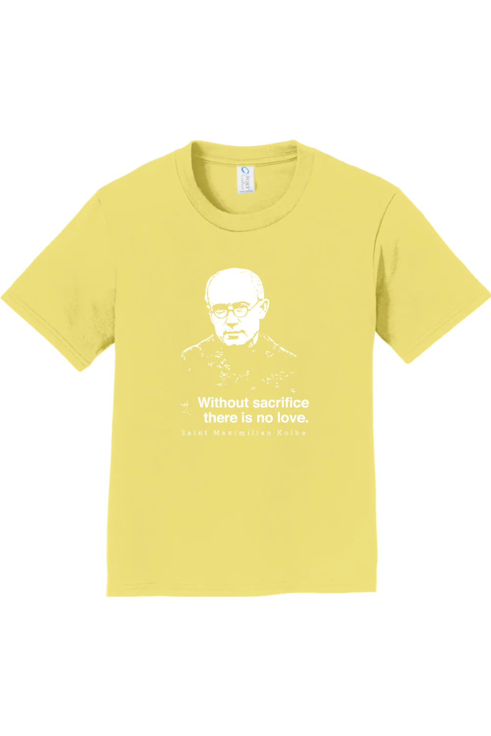 Without Sacrifice - St. Maximilian Kolbe - Youth T-Shirt - Image 7