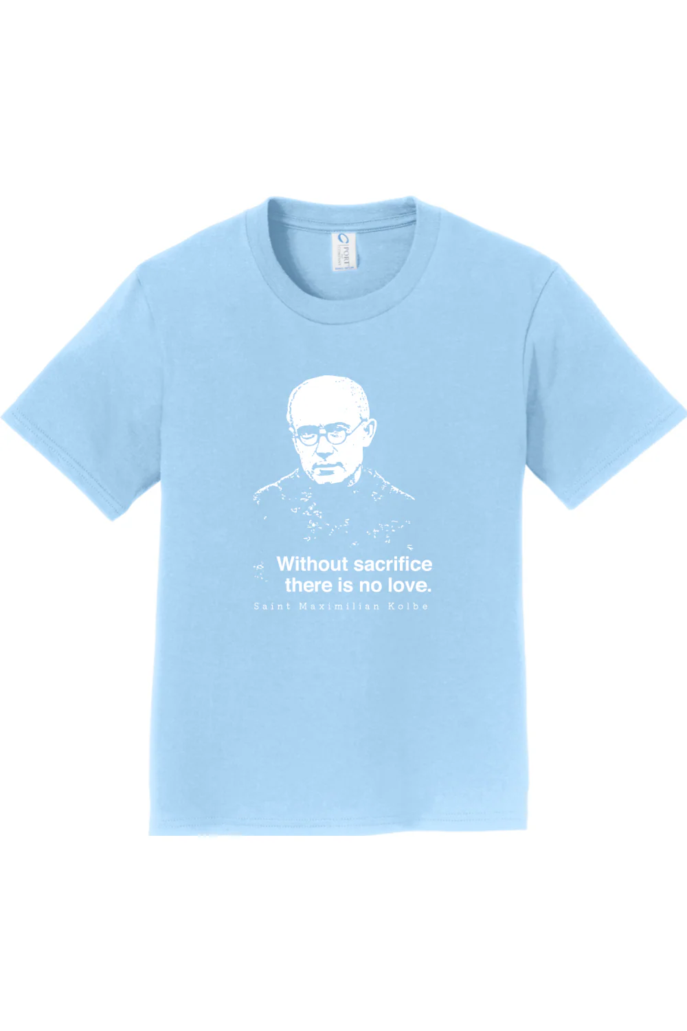 Without Sacrifice - St. Maximilian Kolbe - Youth T-Shirt - Image 8