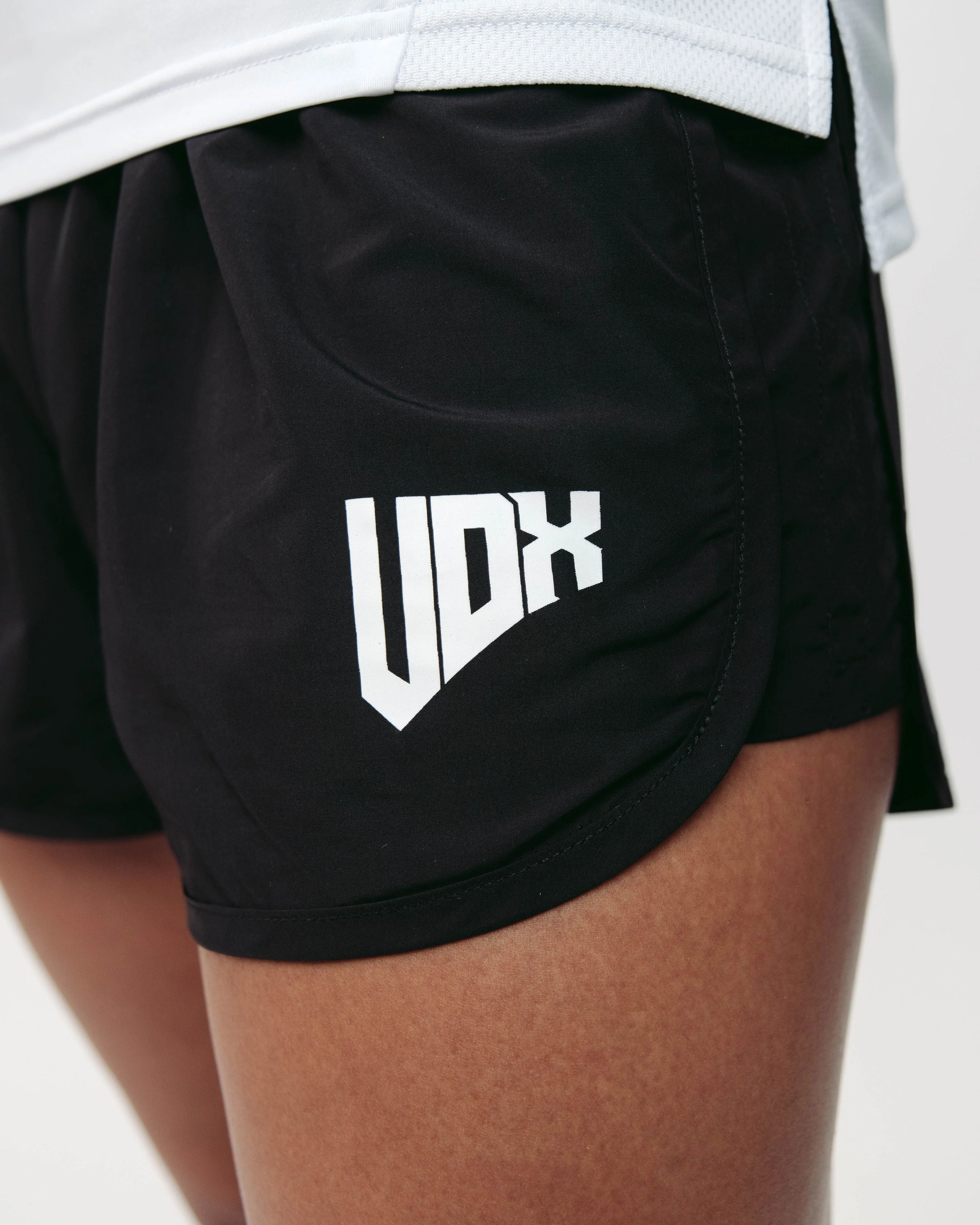 WOMEN'S "PURPOSE" TRAINING SHORTS BLACK - Image 3