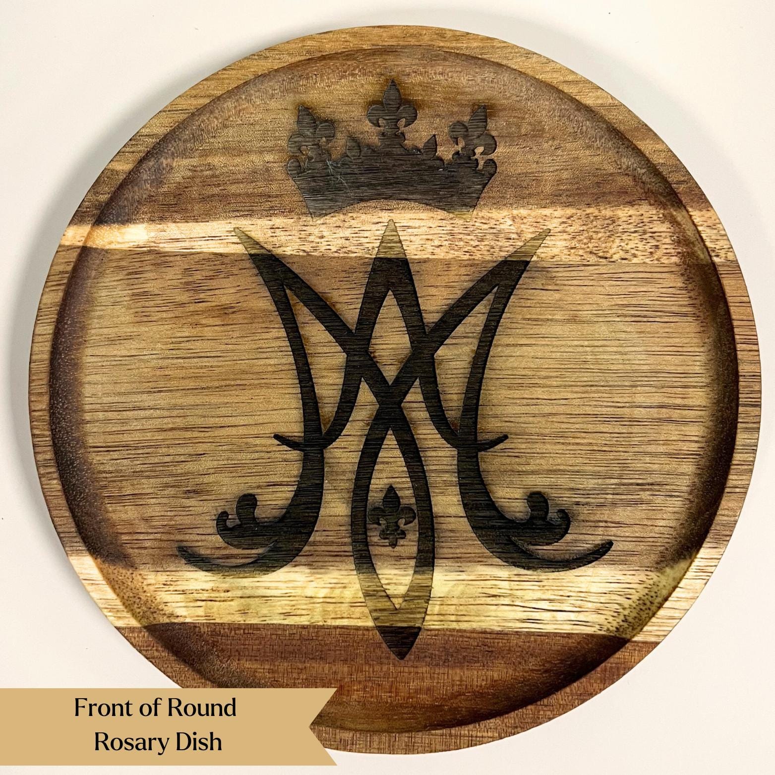 Wooden Rosary Dish - Image 3