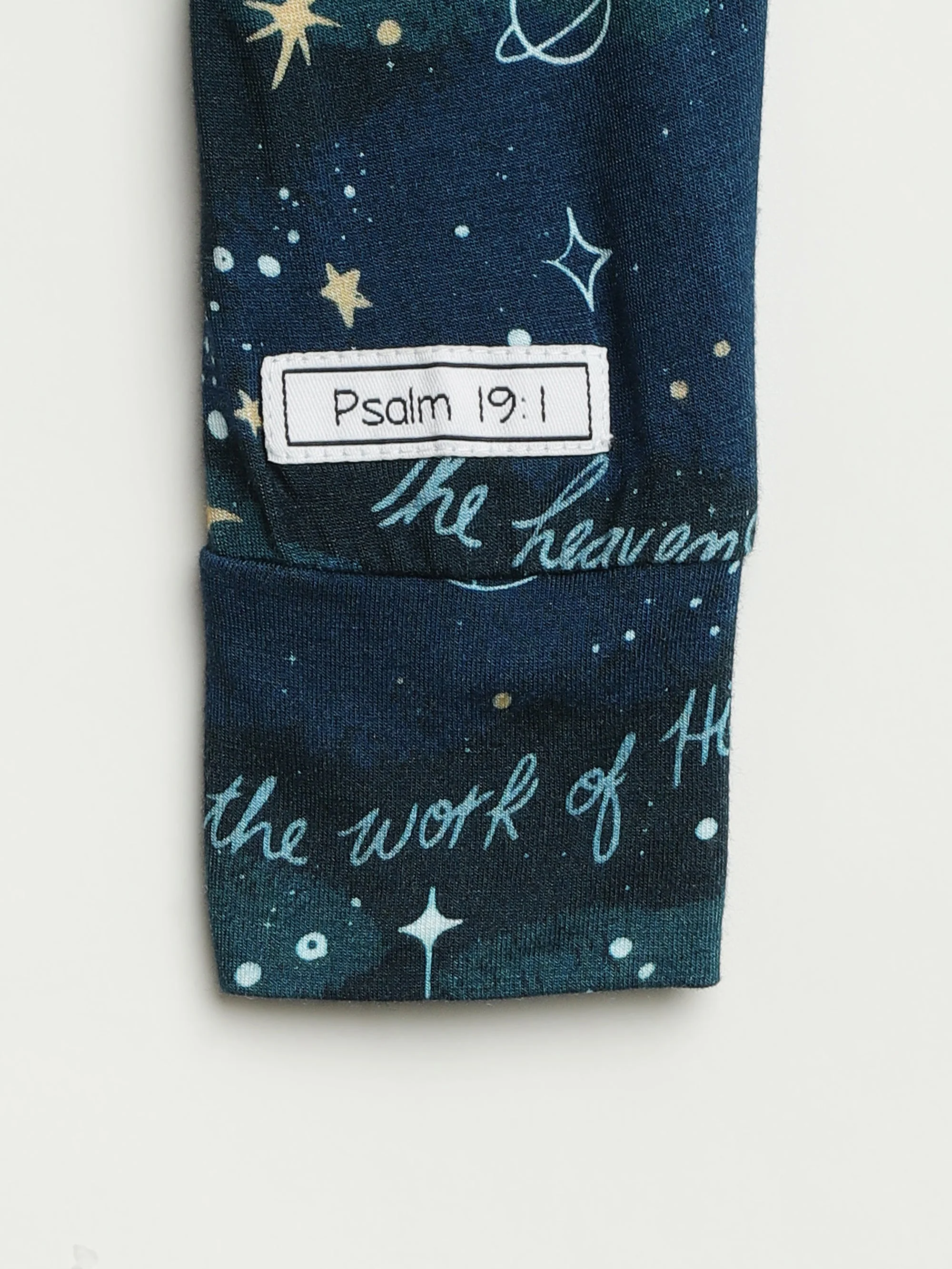Work of His Hands Footless Onesie Bamboo - Image 3