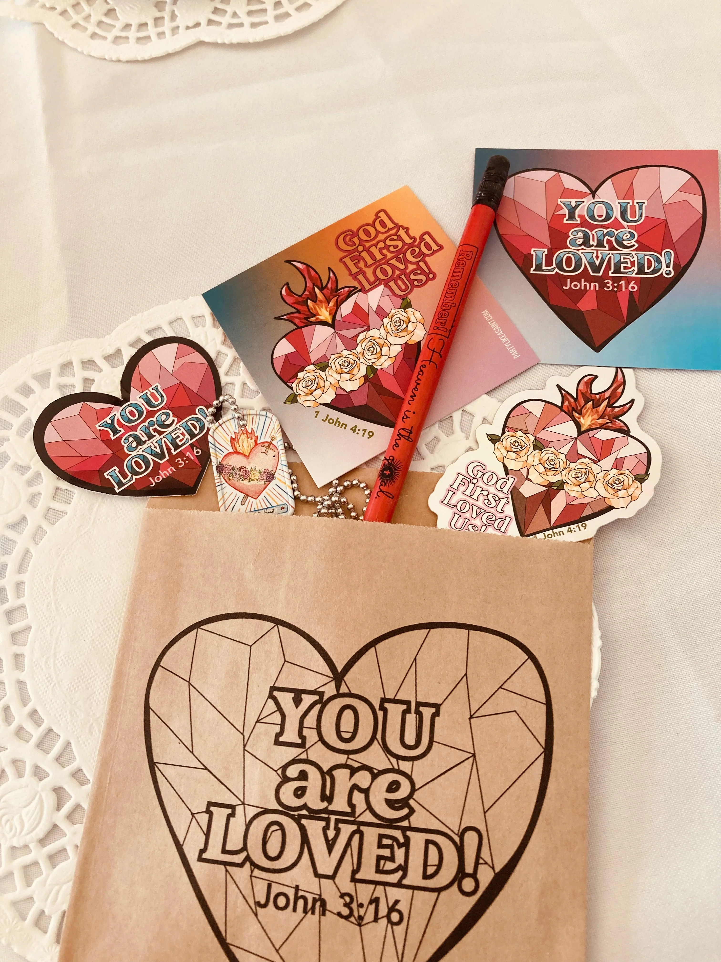 You Are Loved Party Favor Bags - Image 4