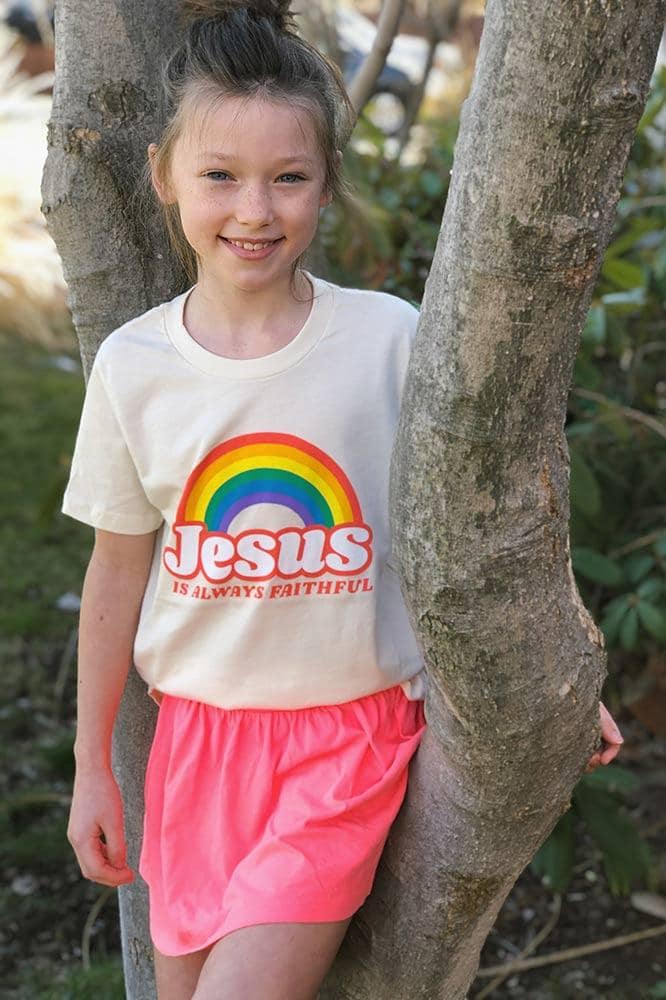 Youth Vintage Rainbow Tee - Image 2