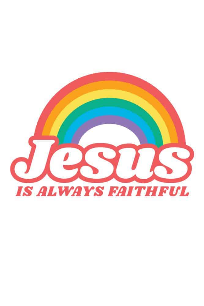 Youth Vintage Rainbow Tee - Image 3